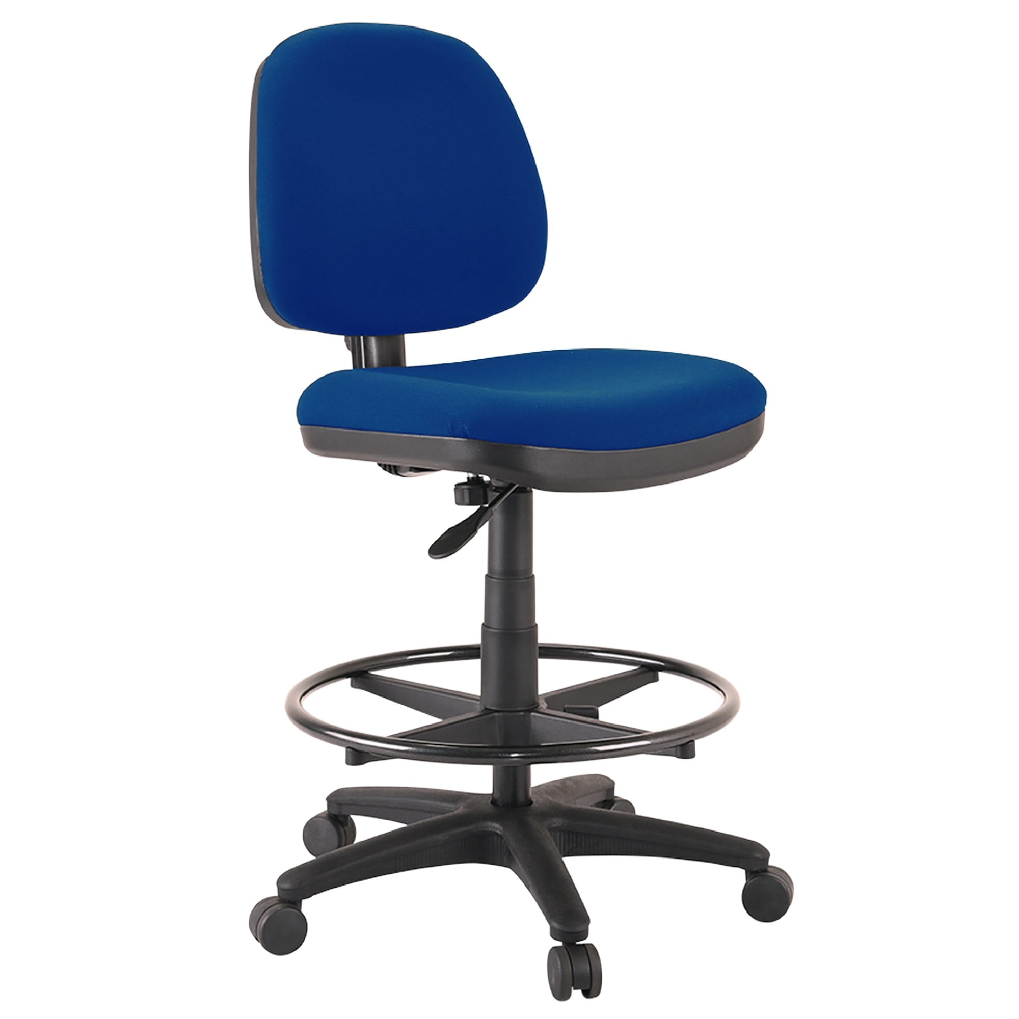 Buro Image architectural chair in blue front angle