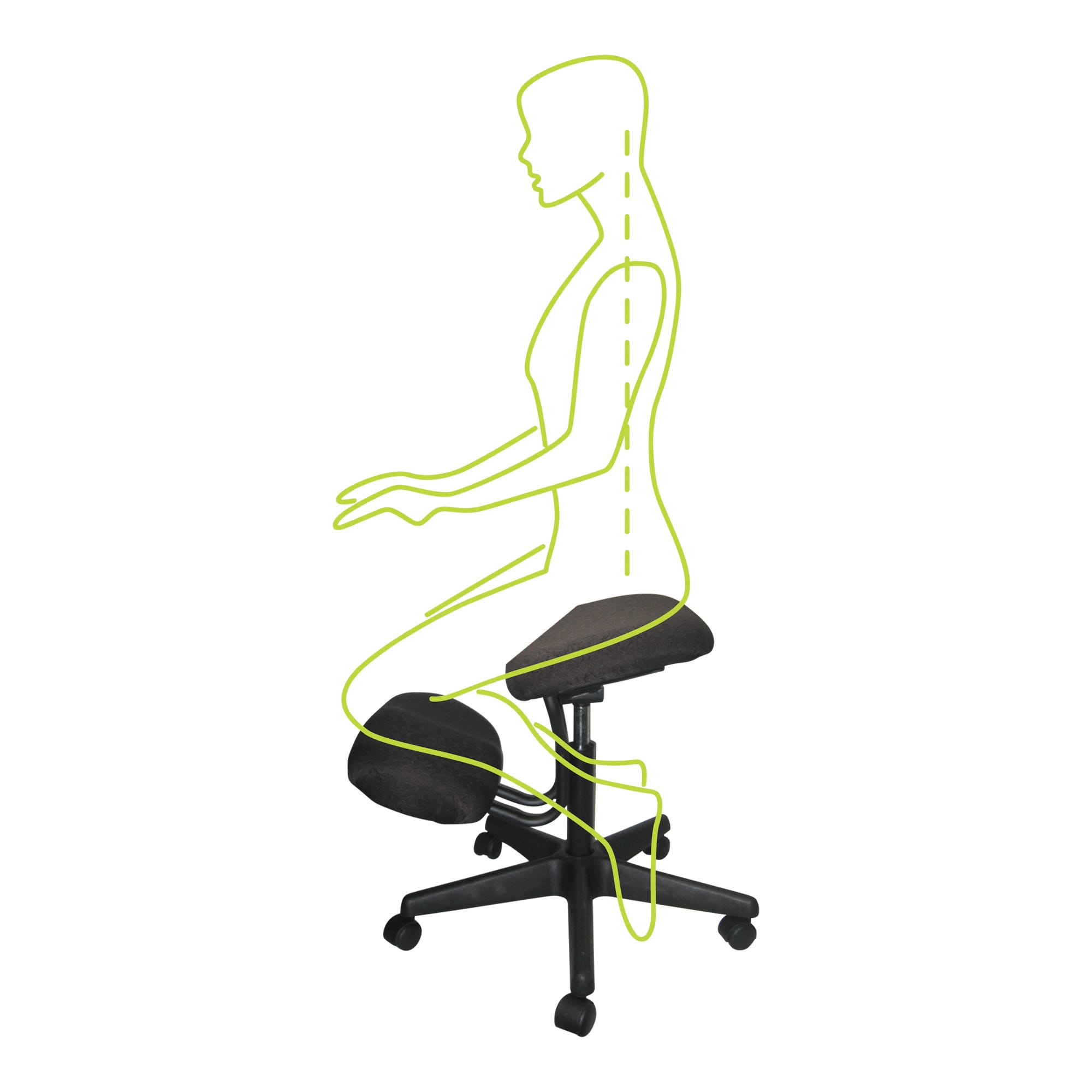 Knee chair discount with back support