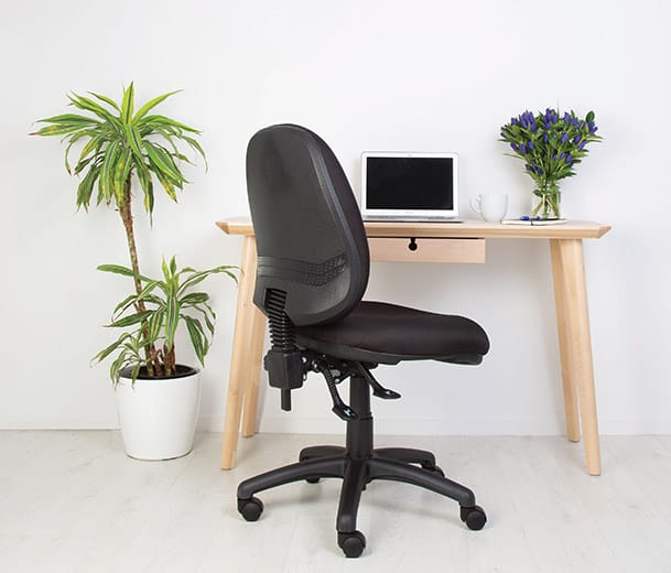 Mondo Java High Back ergonomic desk chair in home office scene