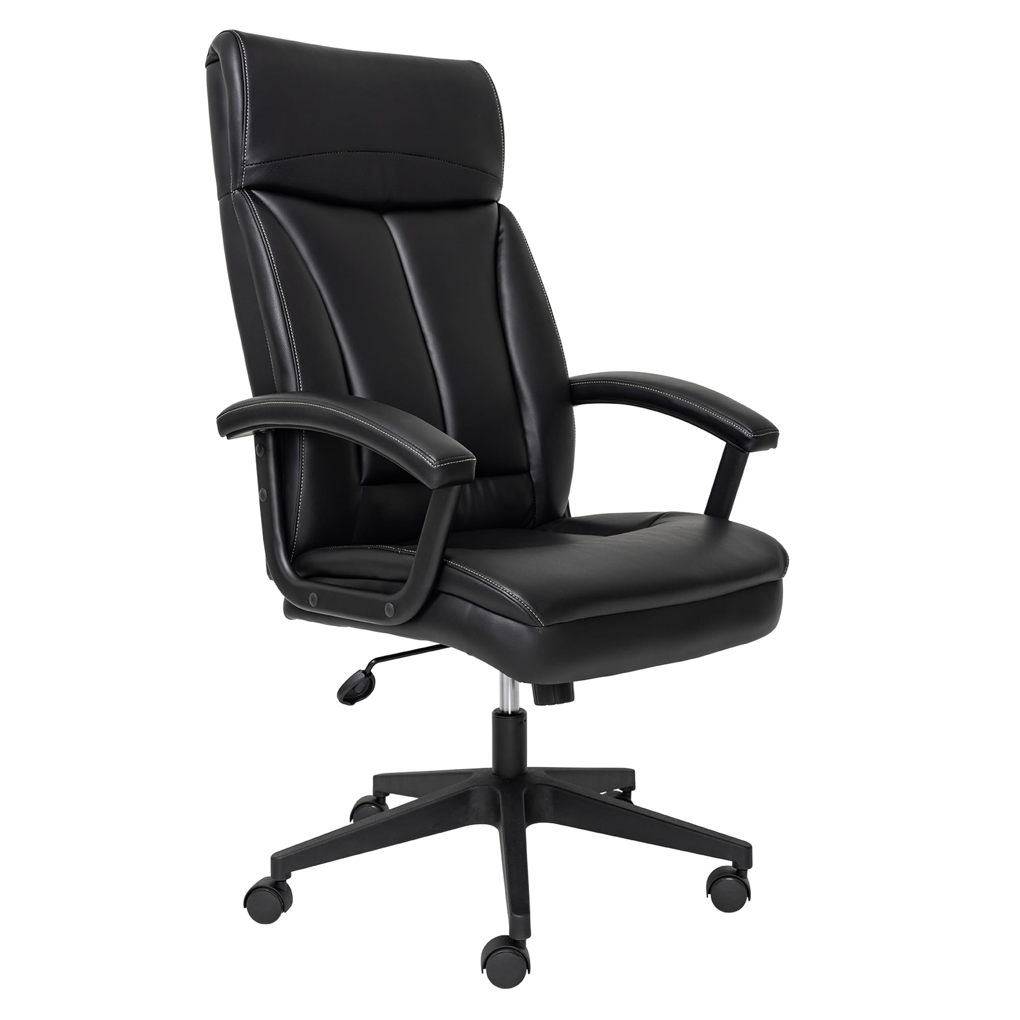 Buro Dakota II black executive chair front angle