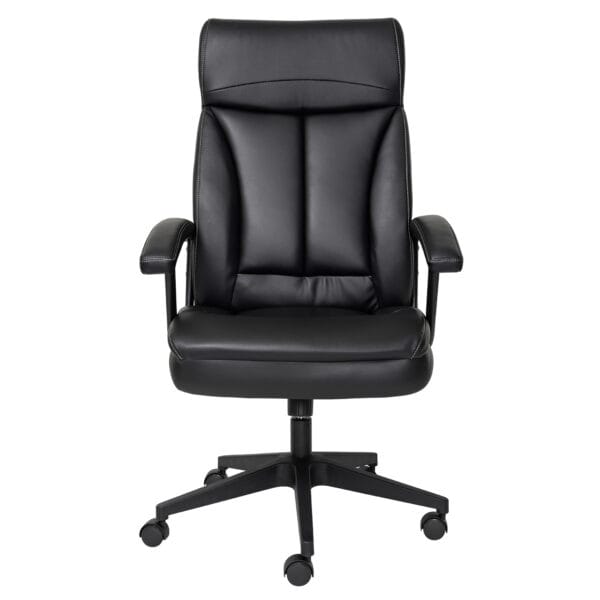 Buro Dakota II black executive chair front angle