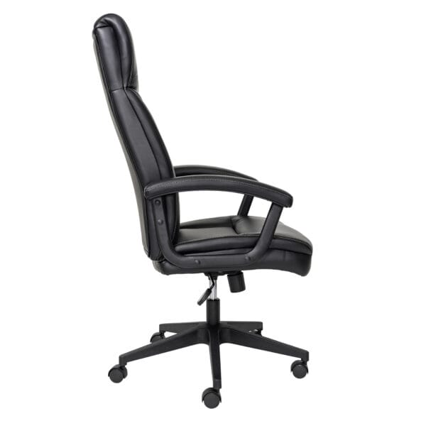 Buro Dakota II black executive chair side angle