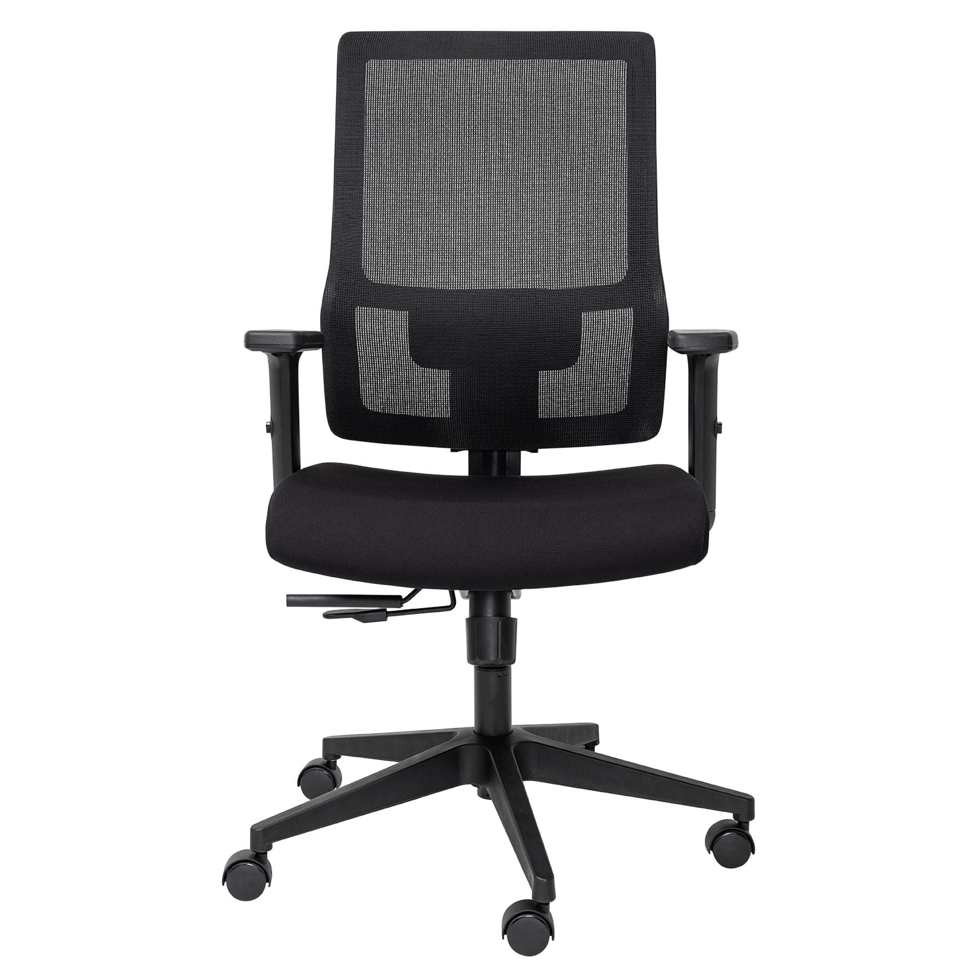 Buro Mantra office chair with arms front angle