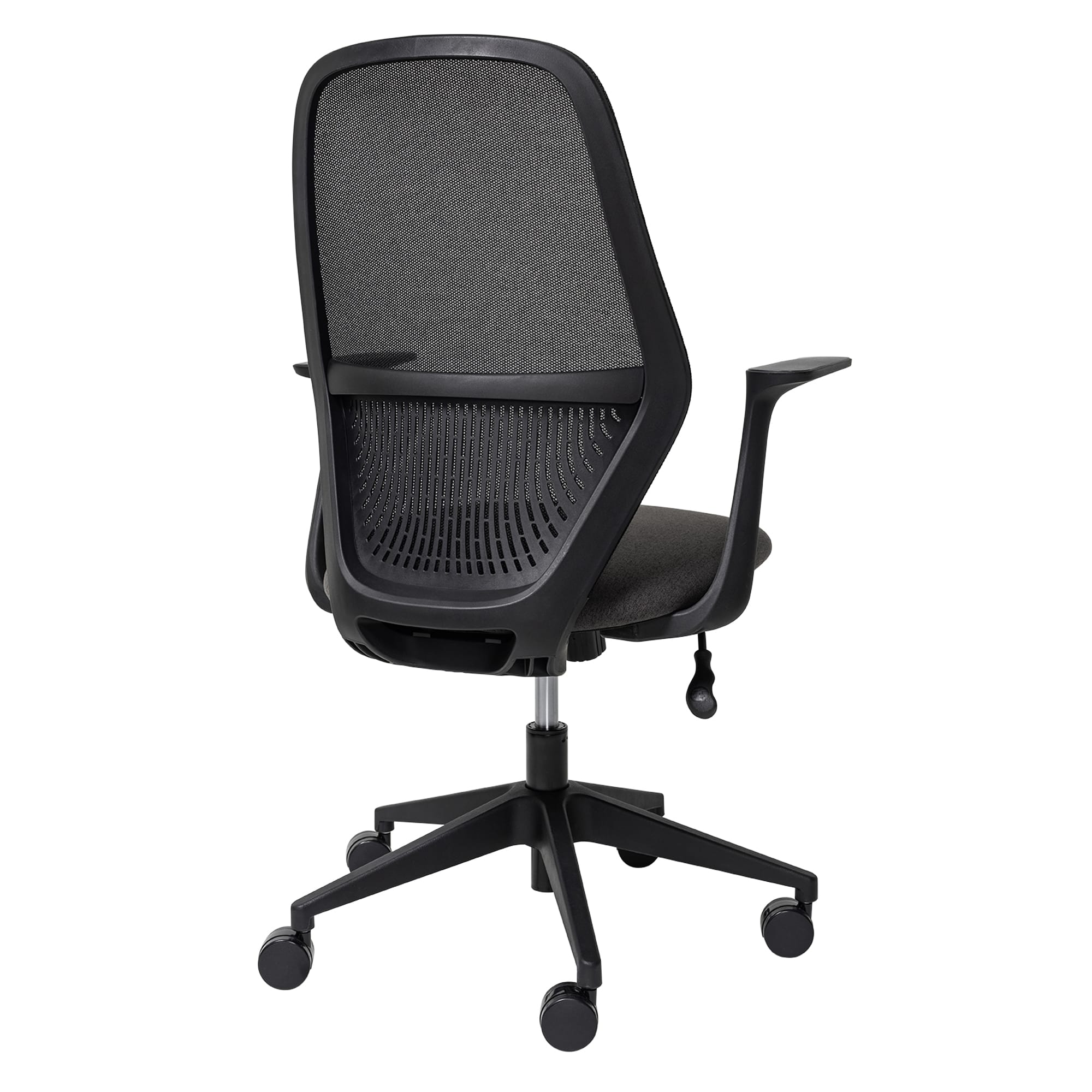Mondo Soho black meeting room chair back angle