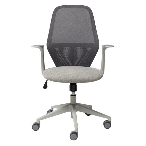 Mondo Soho meeting room chair light grey front view