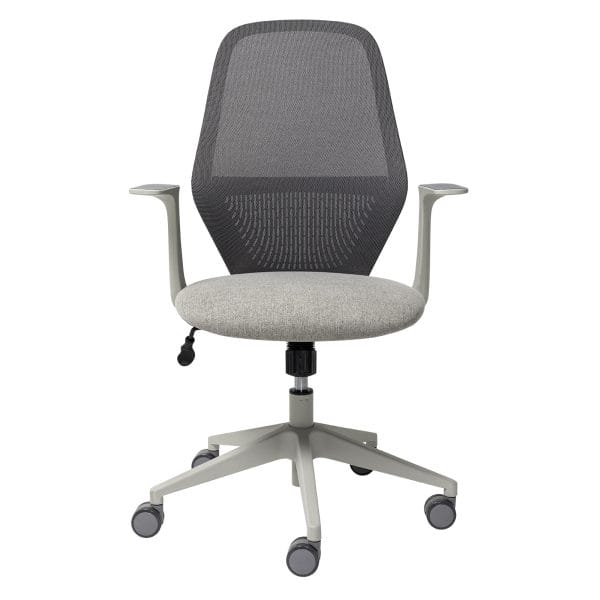 Mondo Soho meeting room chair light grey front view