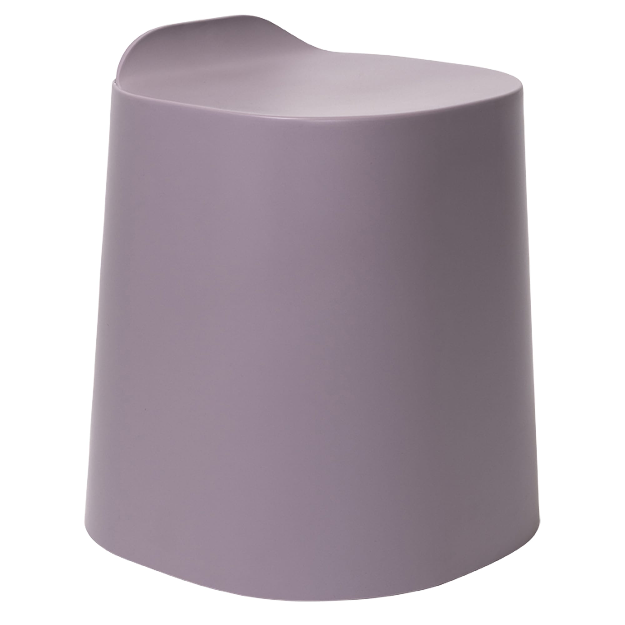 Buro Peekaboo stool in Dusk colour side angle