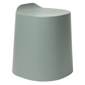 Buro Peekaboo Hunter Green stool side angle