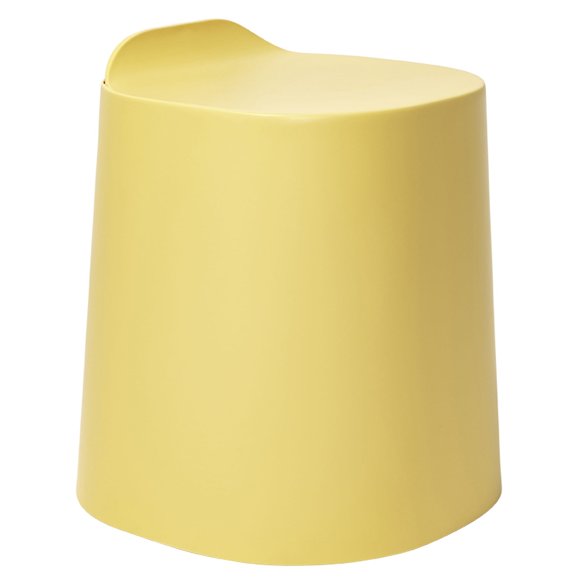 Buro Peekaboo stool Mustard side angle