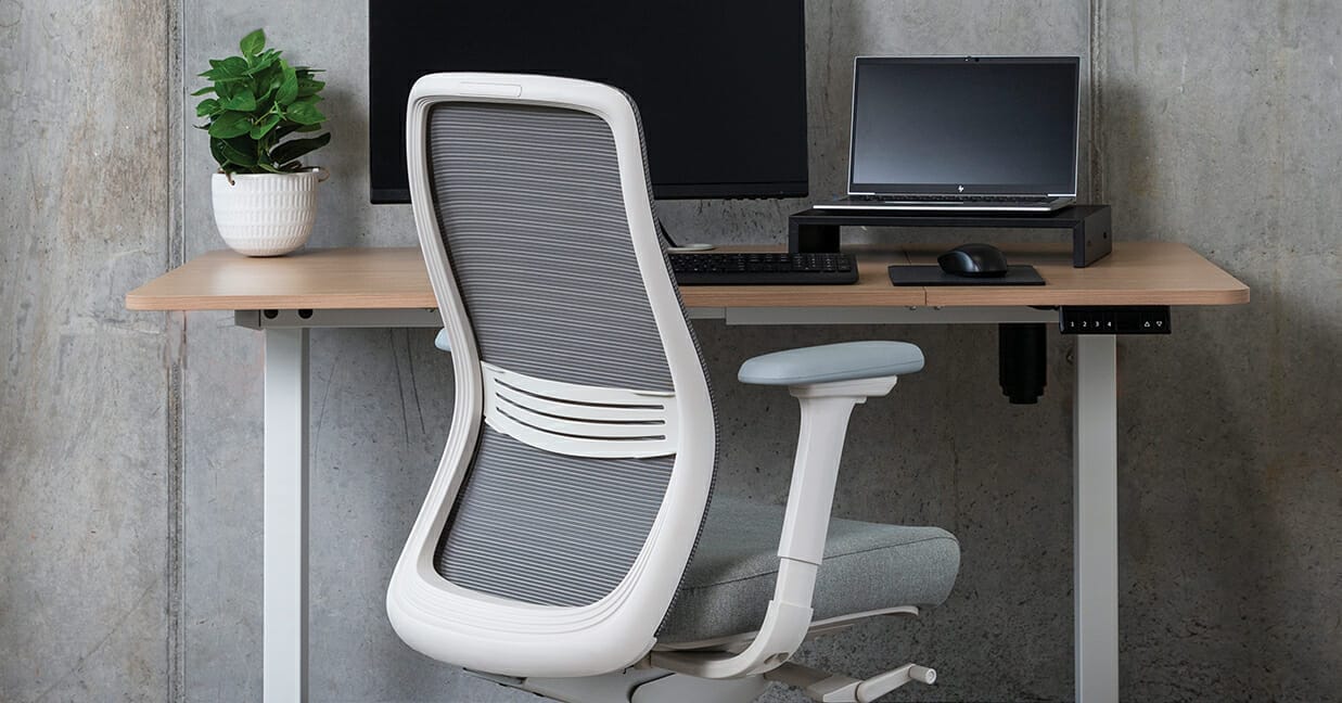 konfurb luna white office chair