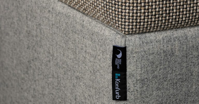 New Zealand Made Furniture Konfurb with fabrics