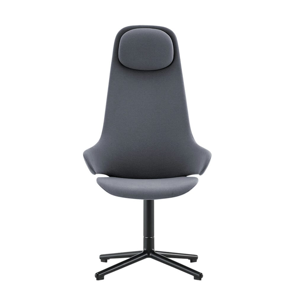 Konfurb Orbit HB_Centre Pedestal_KON181-2_Charcoal_Front_LR