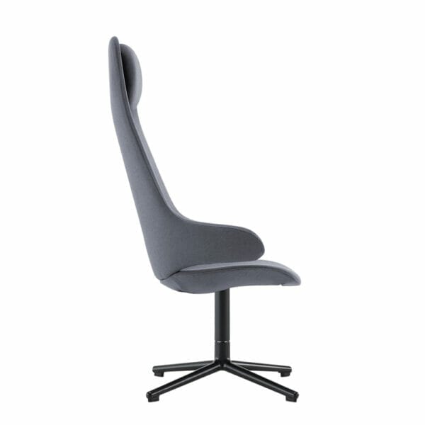 Konfurb Orbit HB_Centre Pedestal_KON181-2_Charcoal_Side_LR