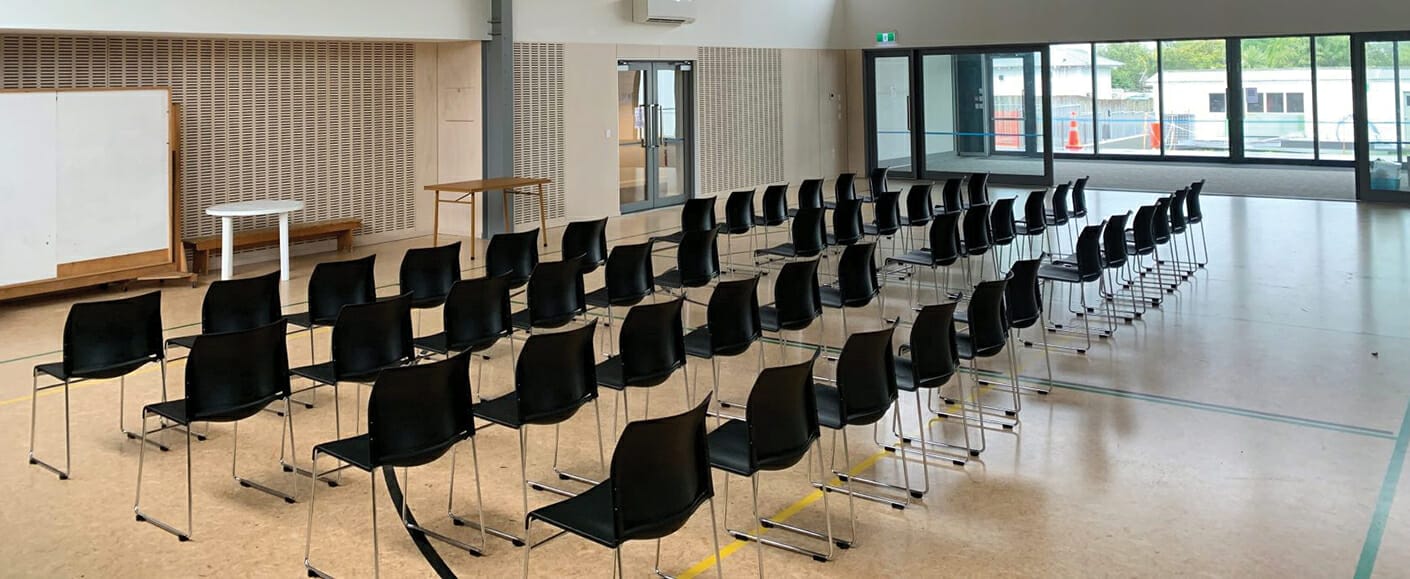 buro envy chairs in theatre layout