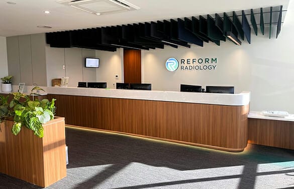 reception area at reform radiology