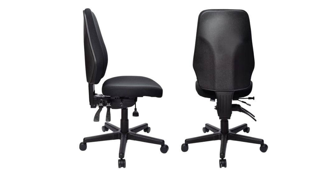 Buro Aura 4 Lever chair side and back with 4 levers
