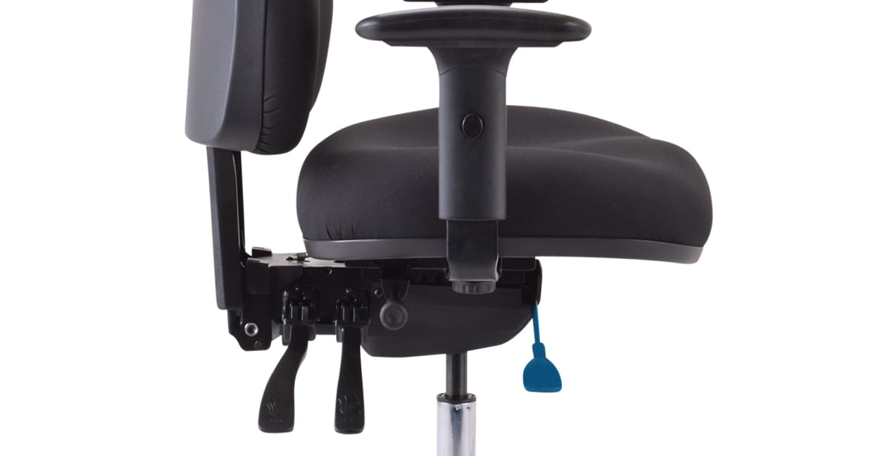 seat height adjustment on 3 lever chair