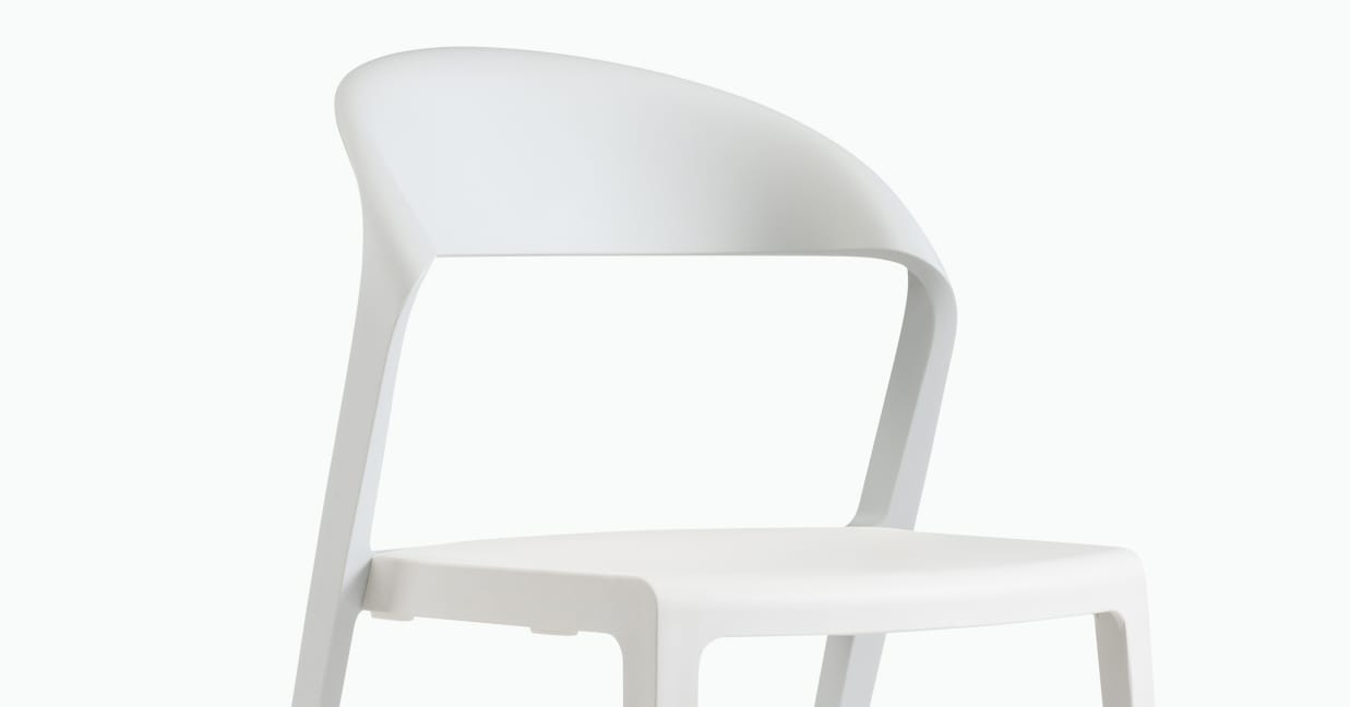 konfurb duoblock chair in grey and white
