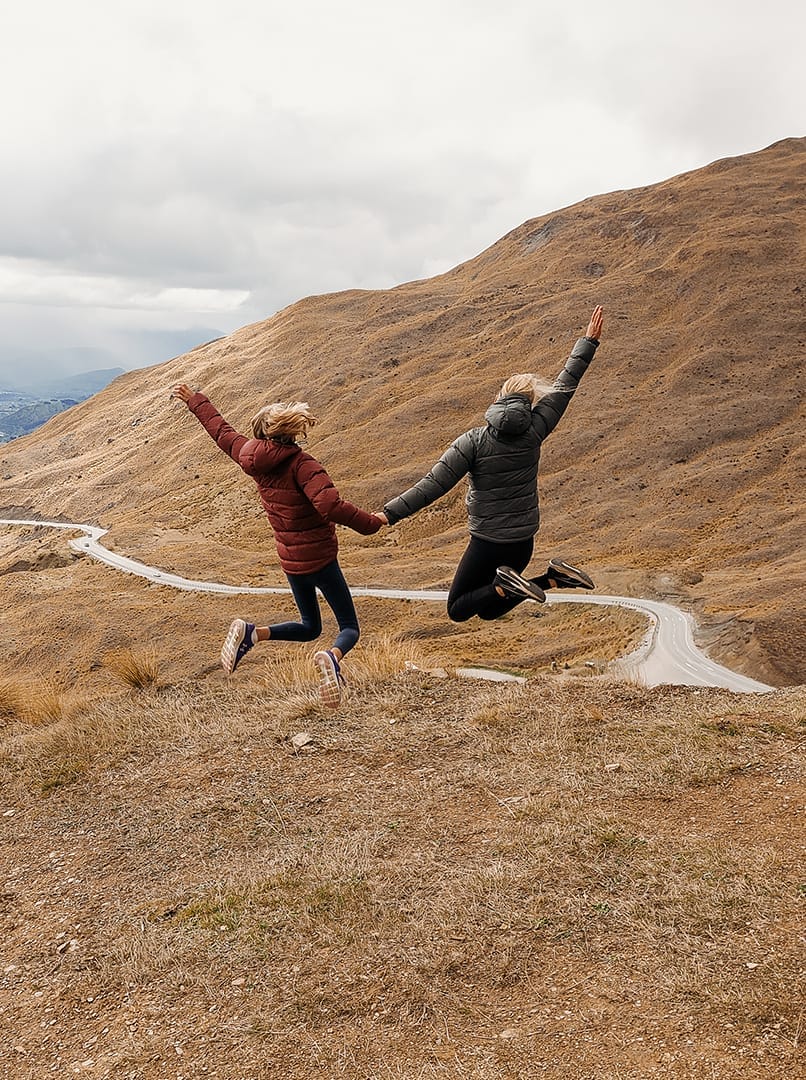 kids jumping at crown range