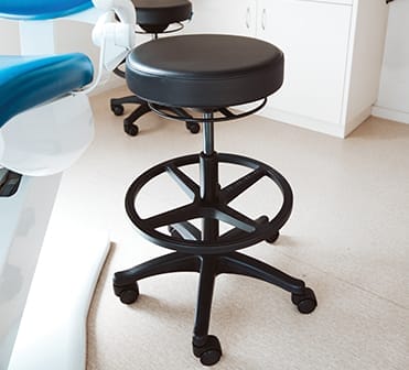 buro polo drafting stool in dentist clinic