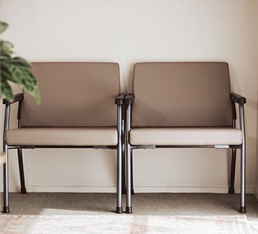 two buro concord large waiting room chairs