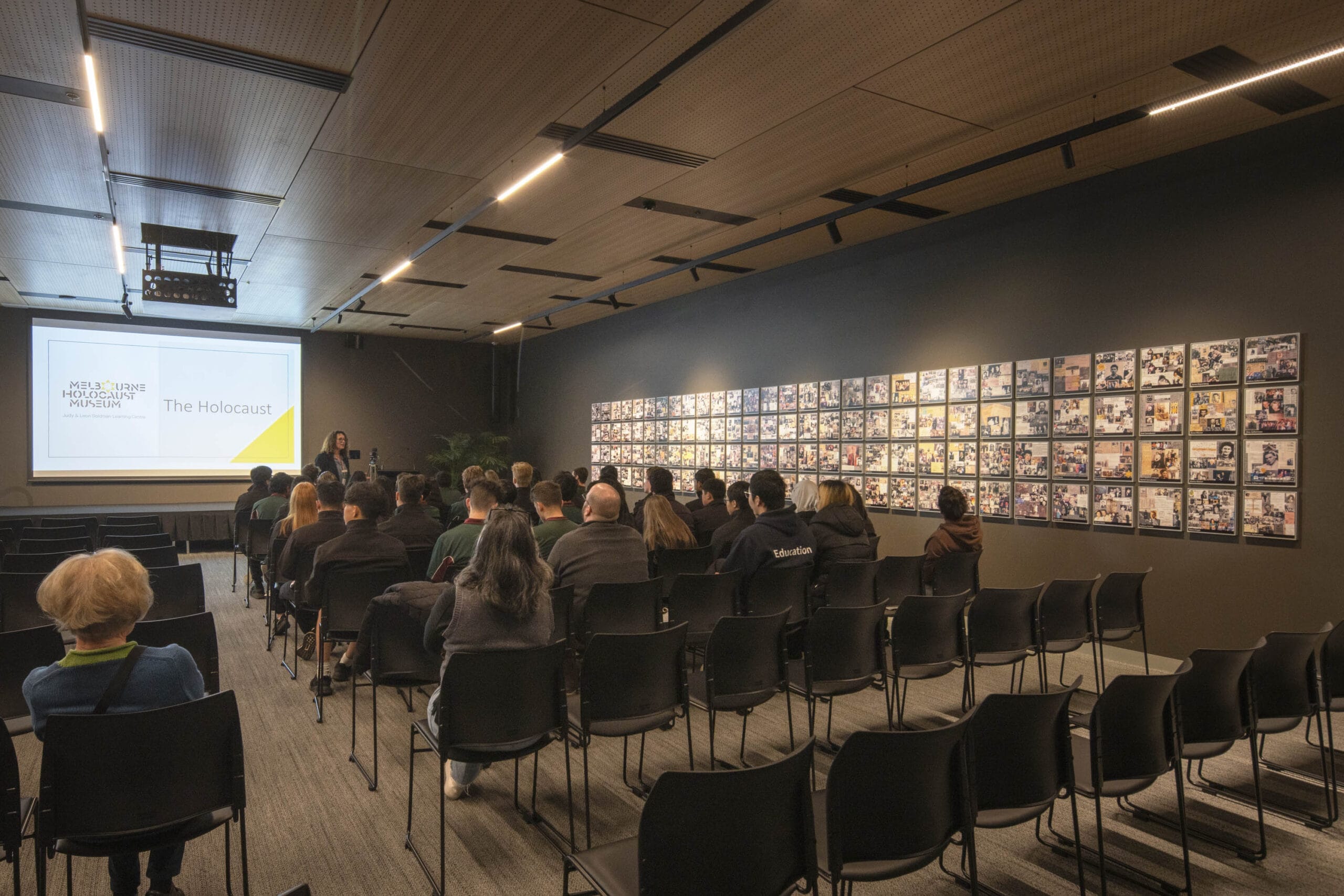 Melbourne Holocaust Museum chairs for presentations