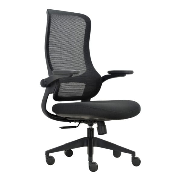 Mondo Colt Mesh Back Chair Front Angle by Buro