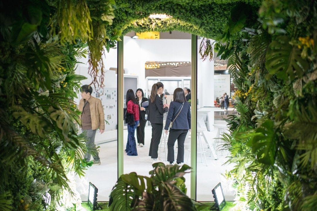 plants in a Koplus soundproof office pod at Orgatec 2024