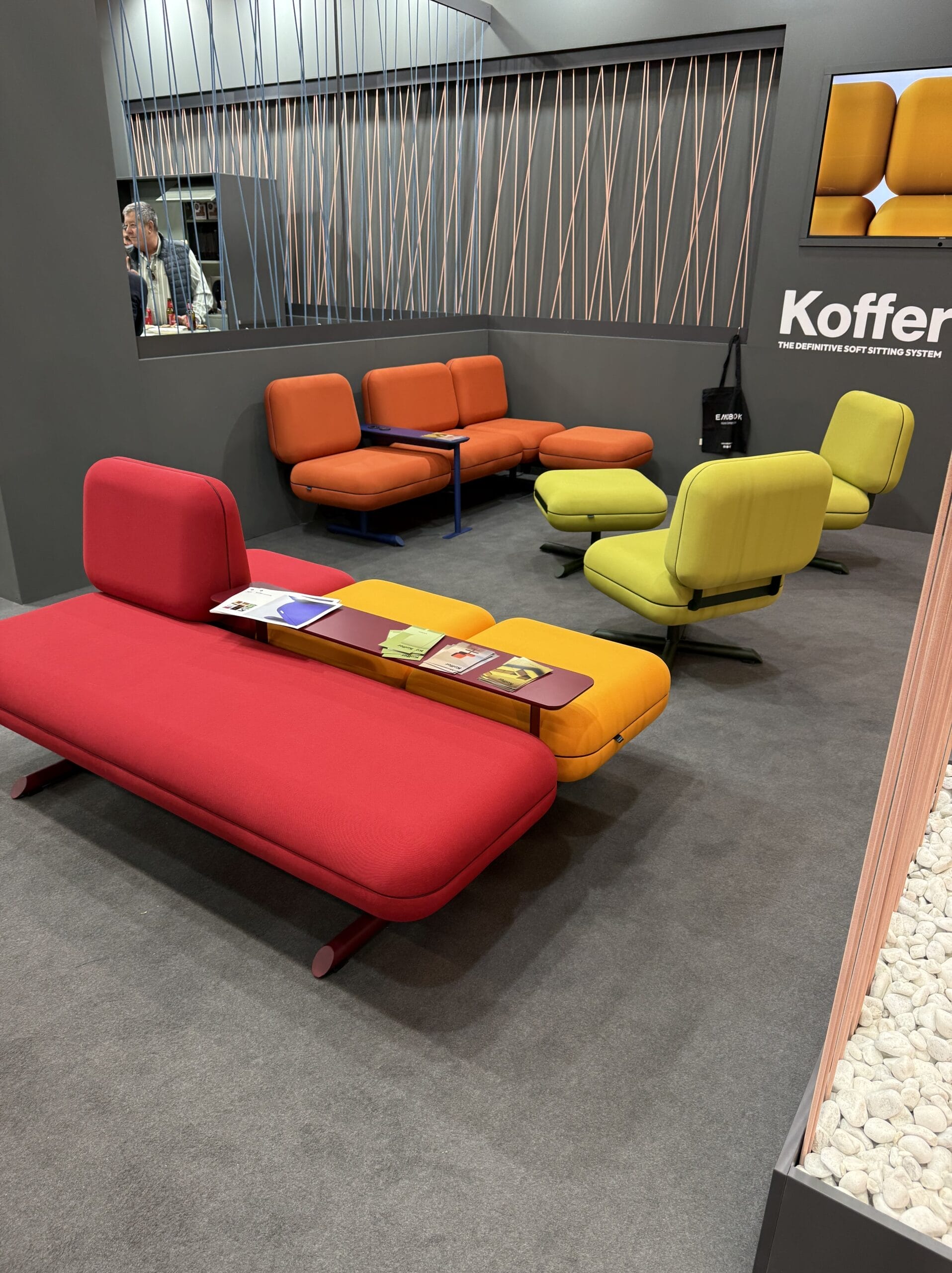 koffer collaborative seating at orgatec 2024