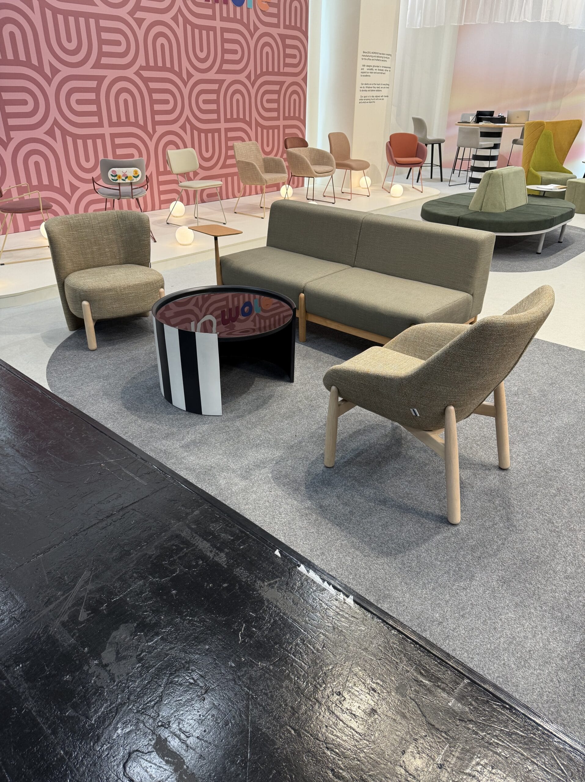 wooden furniture at orgatec 2024