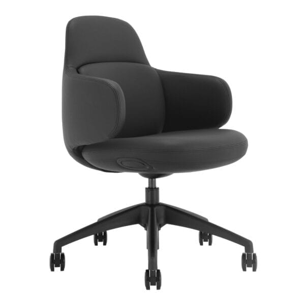 Buro Odyssey Black PU Front Angle