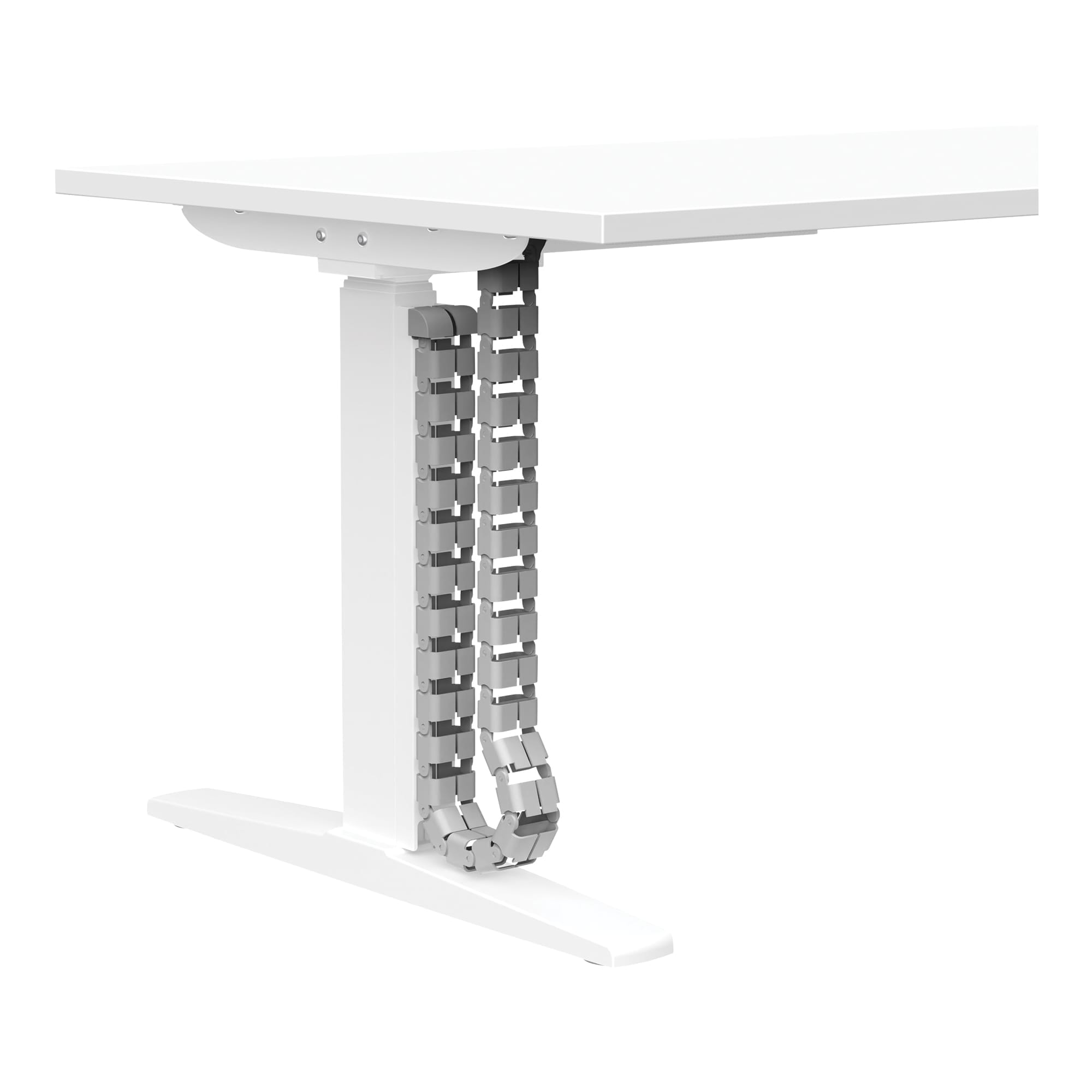 Buro Altri Single Height Adjustable Desk 1500x800 white close up