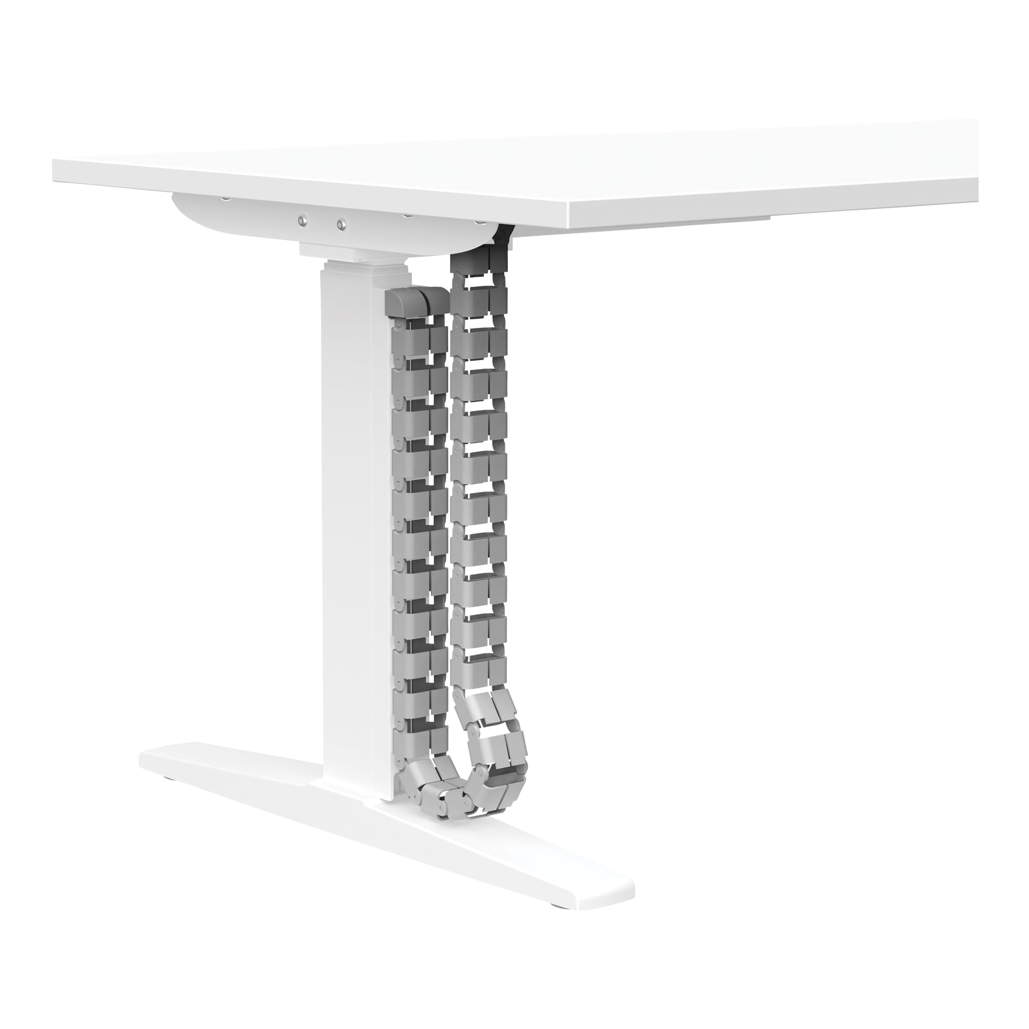 Buro Altri Single Height Adjustable Desk 1800x800 white frame