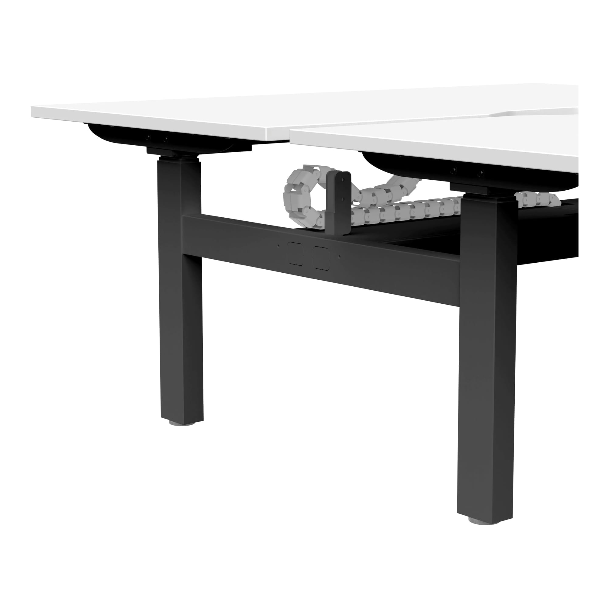 Buro Altri Back to Back Height Adjustable Desk black frame