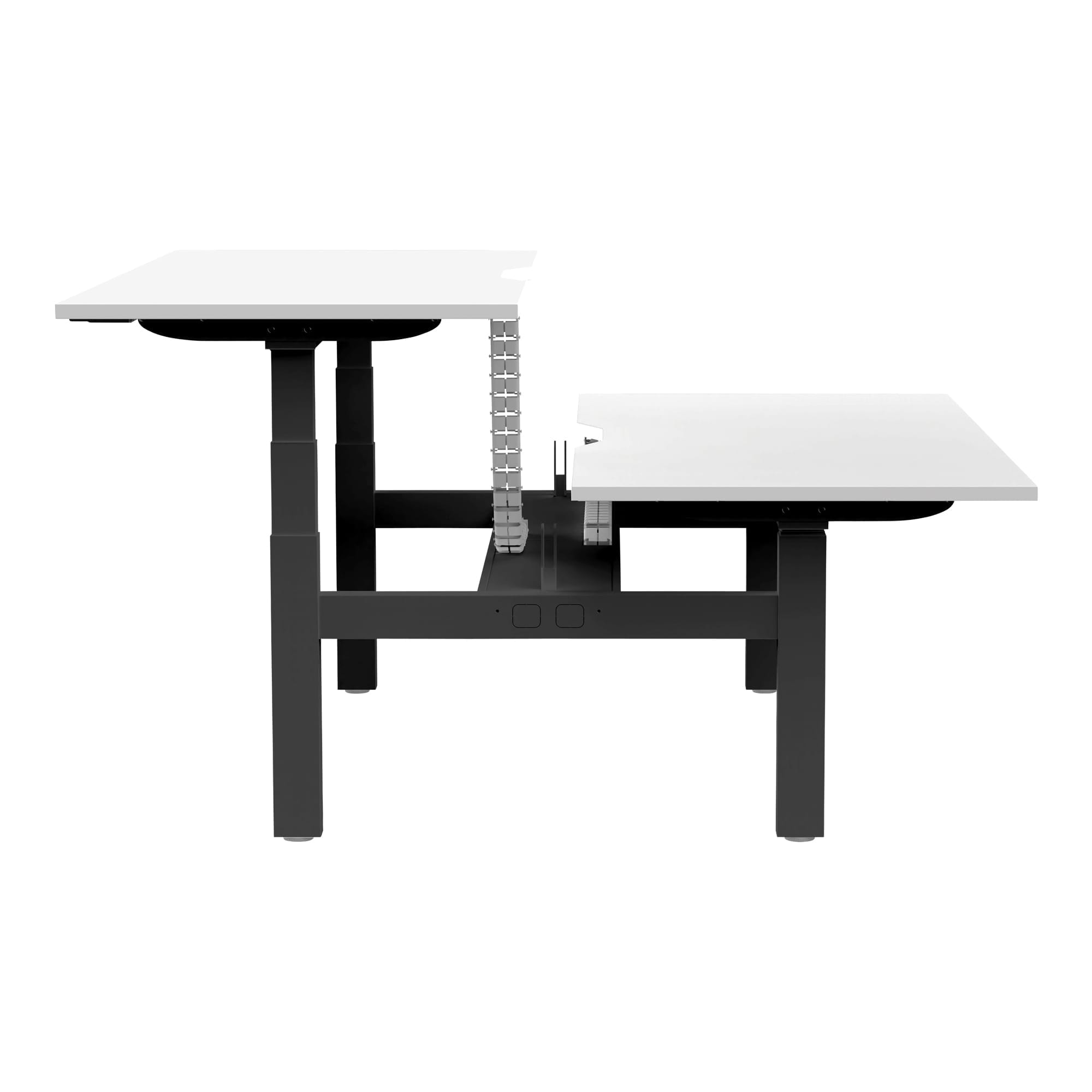 Buro Altri Back to Back Height Adjustable Desk black frame
