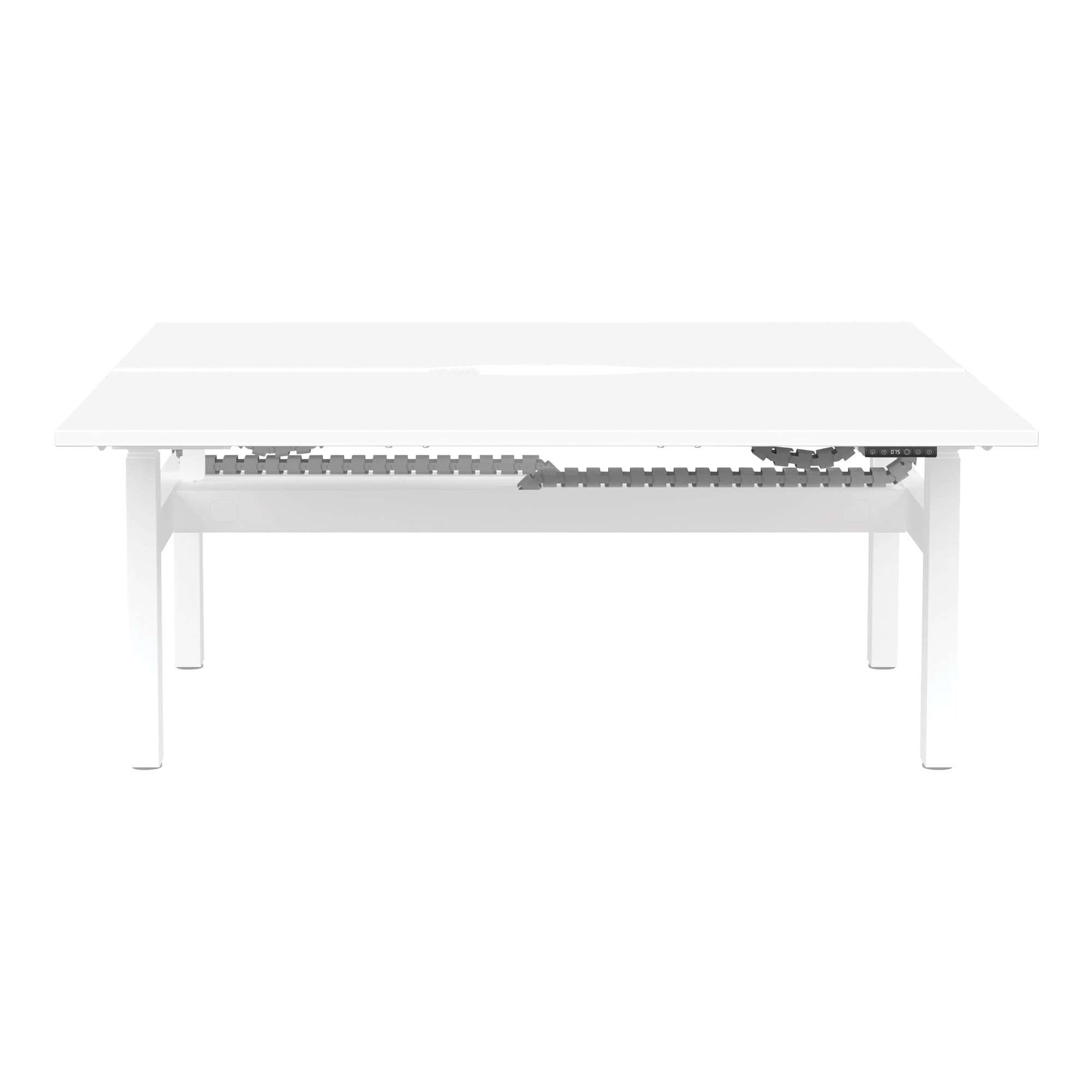 Buro Altri Back to Back Height Adjustable Desk white front