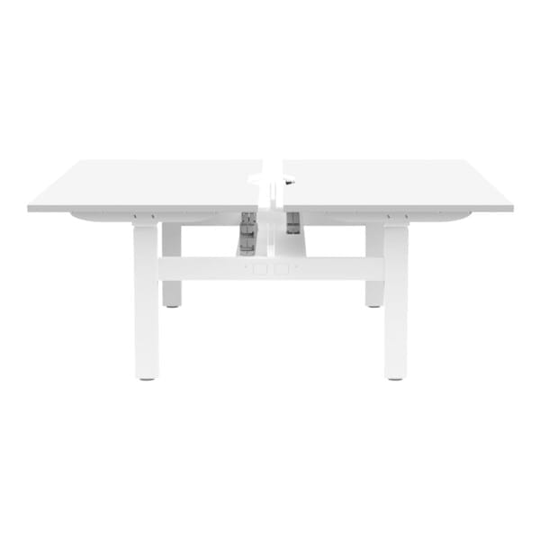Buro Altri Back to Back Height Adjustable Desk white side