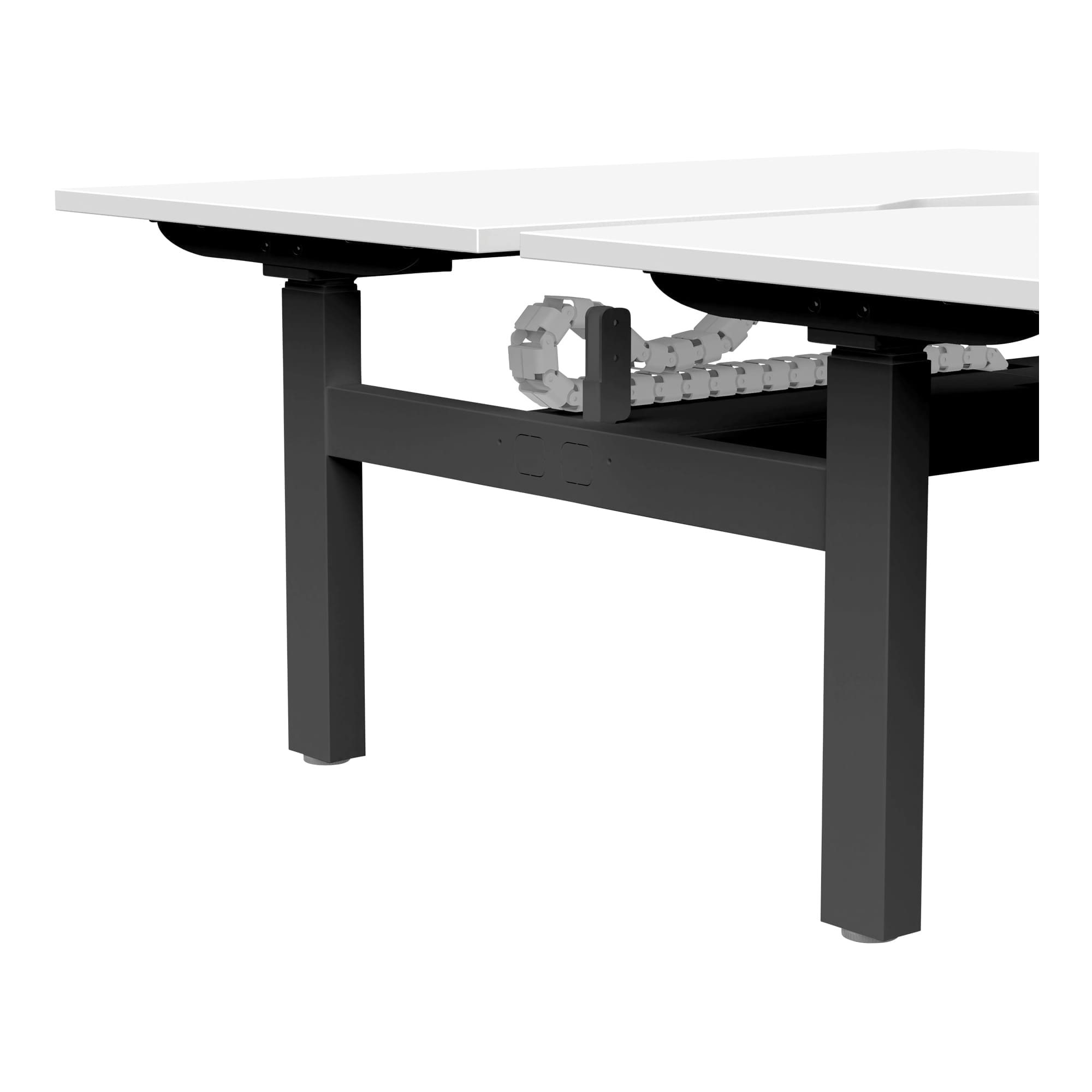 Buro Altri Back to Back Height Adjustable Desk black frame