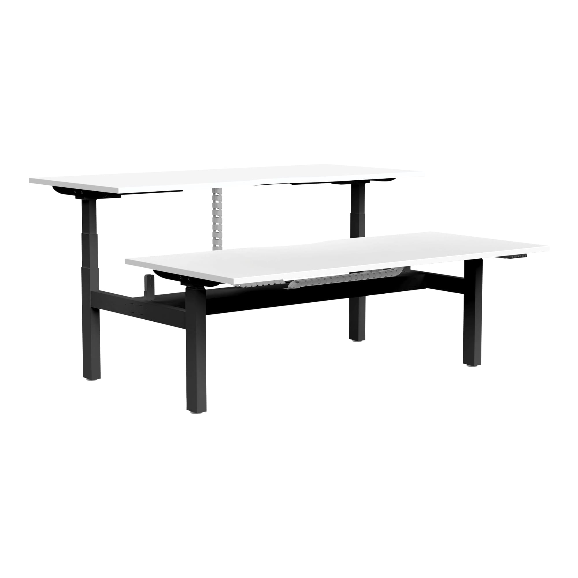 Buro Altri Back to Back Height Adjustable Desk black frame